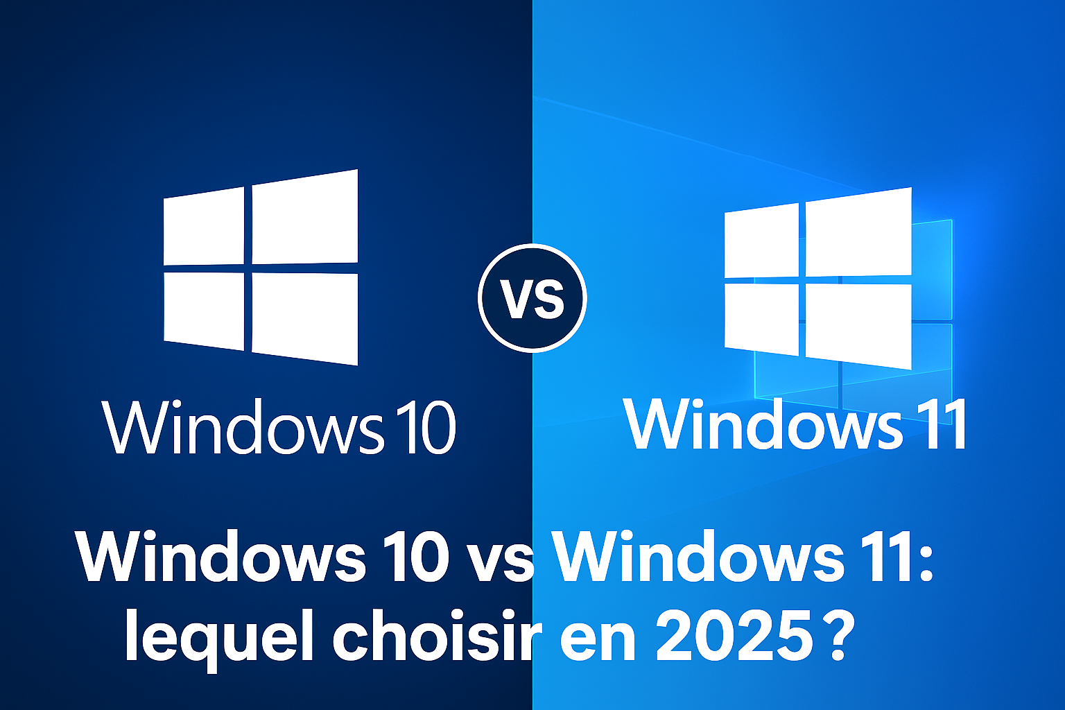 Windows 10 vs Windows 11 : lequel choisir en 2025 ?